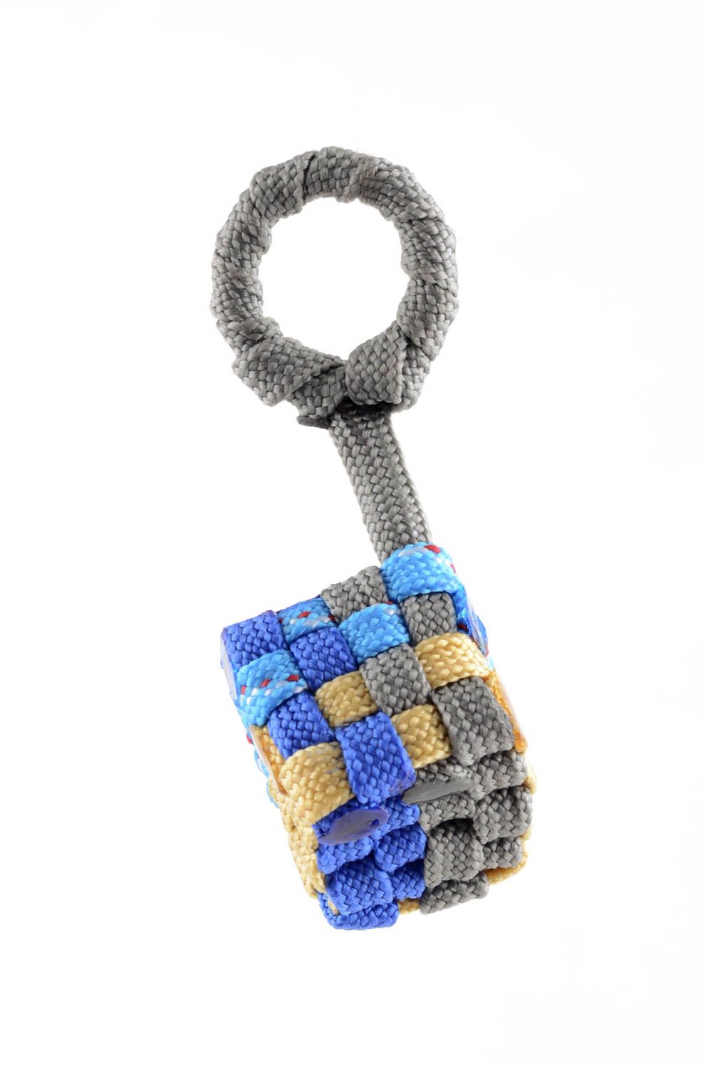 Llavero hecho a mano de cordón accesorio para llaves o bolso regalo original  foto 2