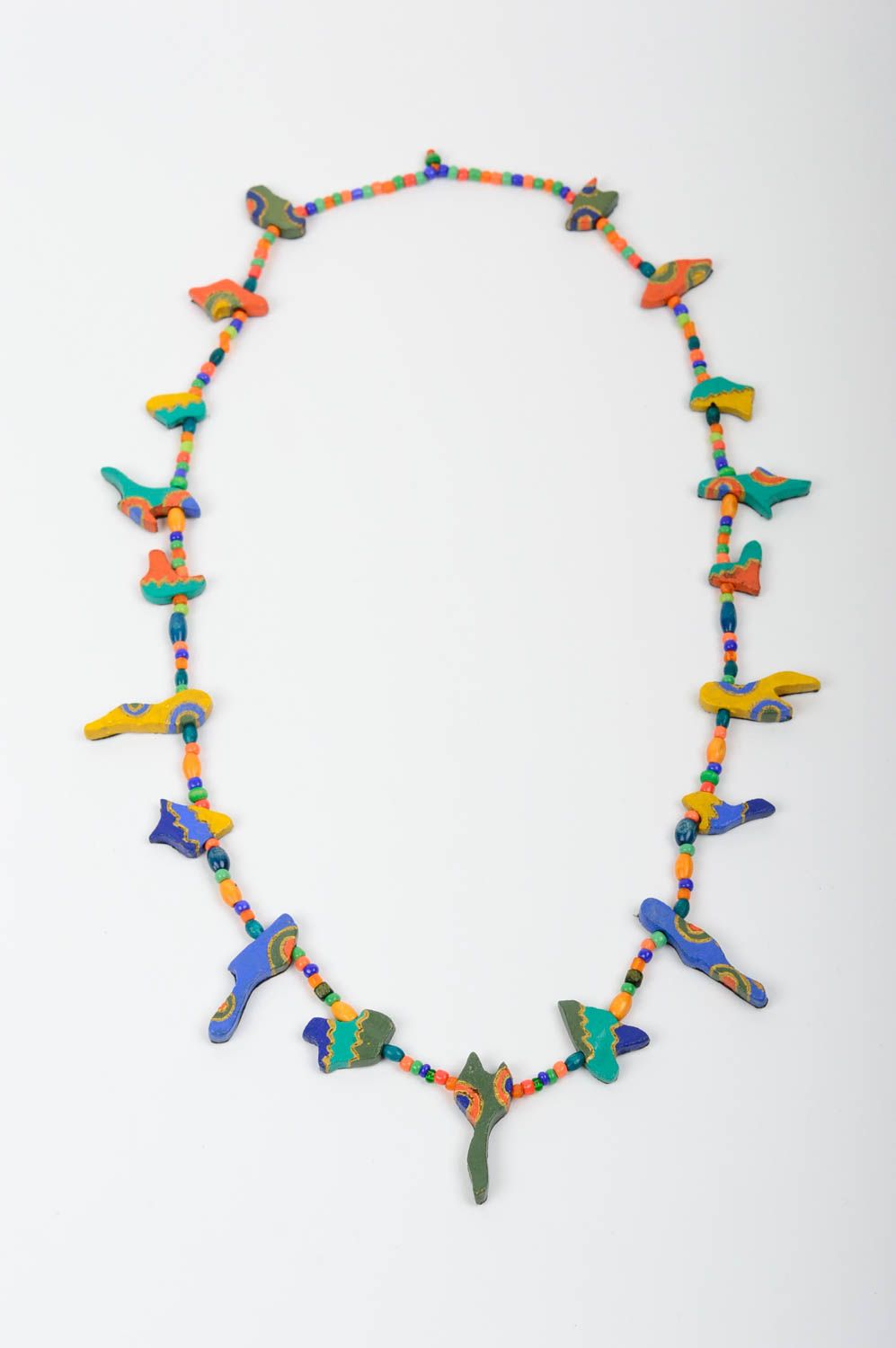 Stylish handmade plastic necklace polymer clay ideas plastic jewelry designs photo 1