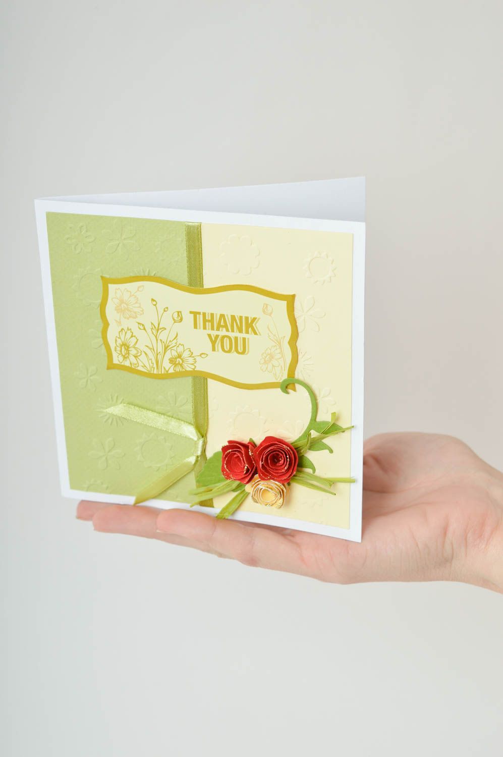 Homemade greeting card thank you card homemade cards souvenir ideas cool gifts photo 2
