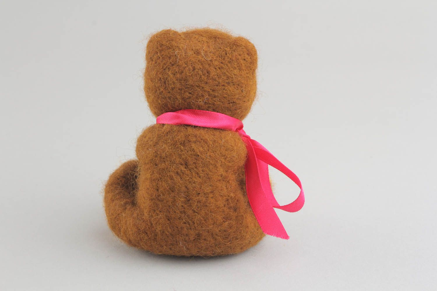 Soft toy made of wool Little Bear photo 3