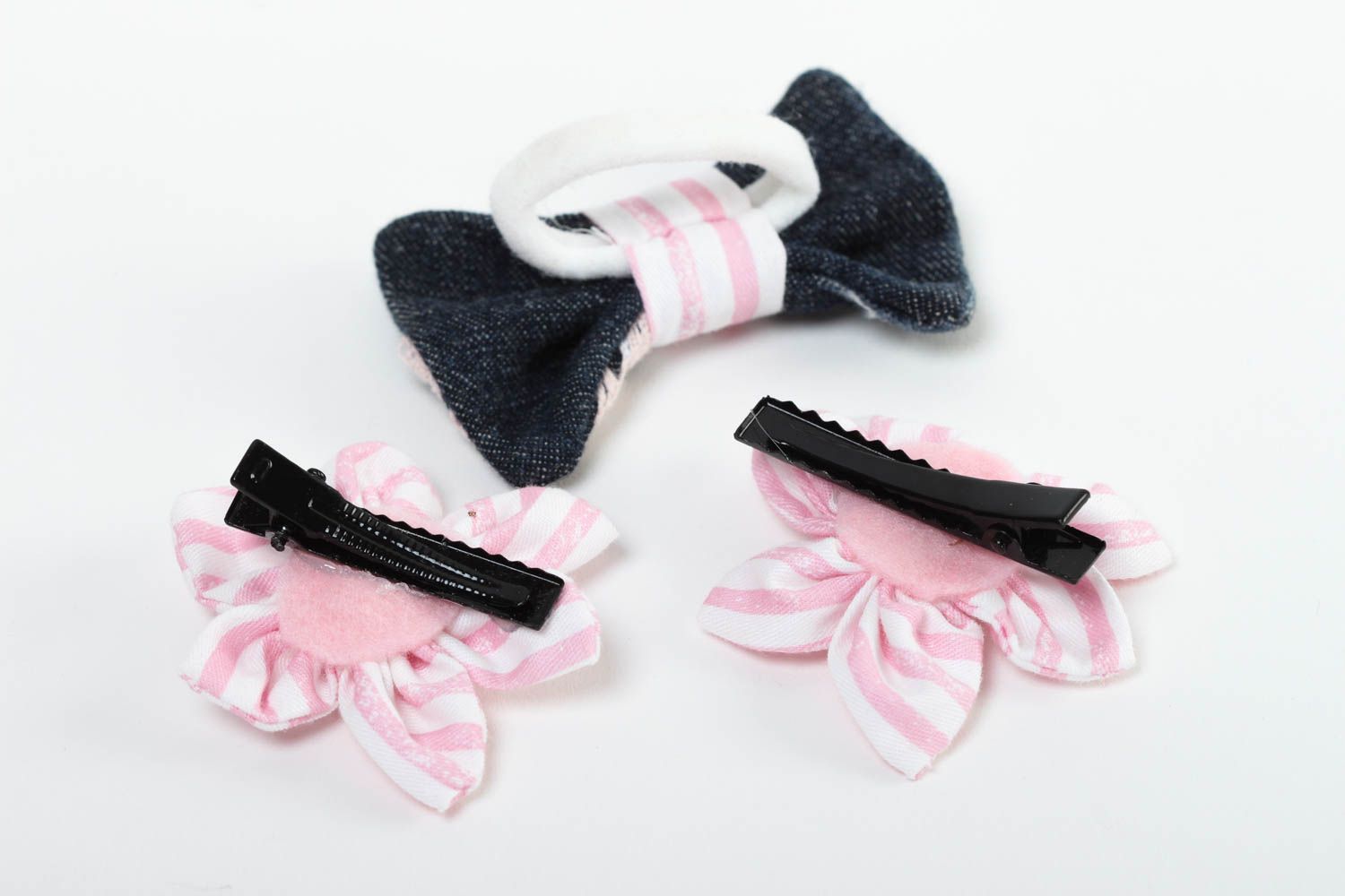 Beautiful handmade hair clips hair scrunchie hair bow cool gifts for kids photo 3