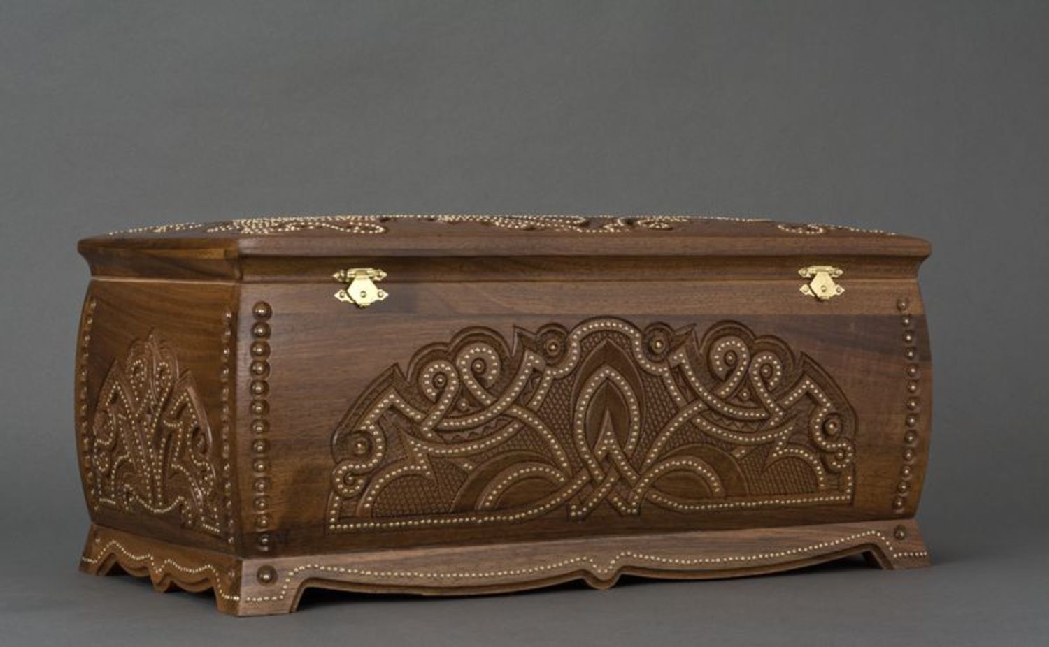 Carved Inlaid Box for Jewelry photo 2