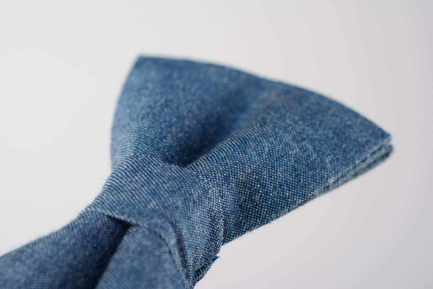 Gravata borboleta para jeans feita de tecido de algodão foto 4