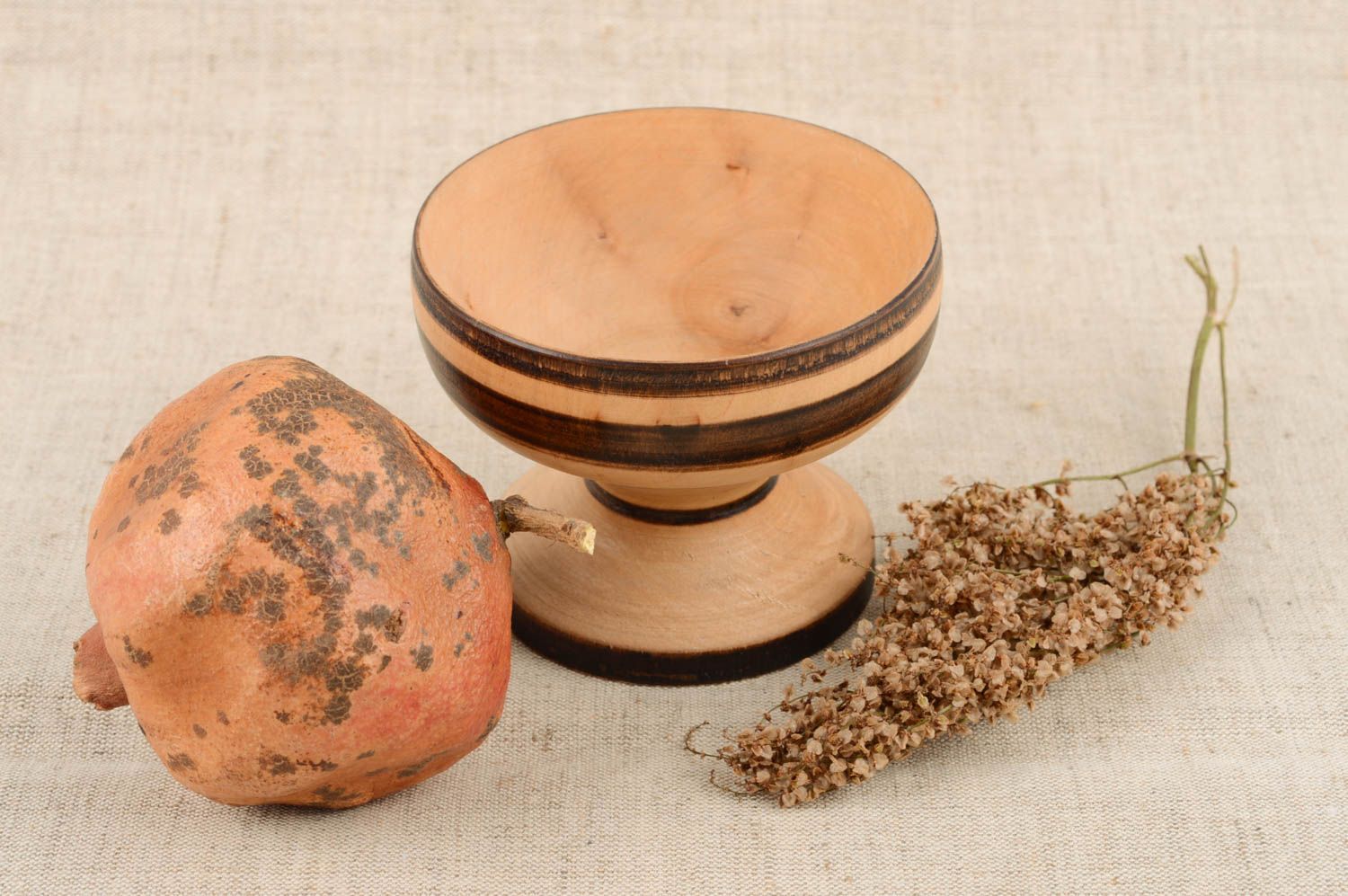Holz Teller handmade Schale für Obst Öko Geschirr tolles originelles Geschenk  foto 1