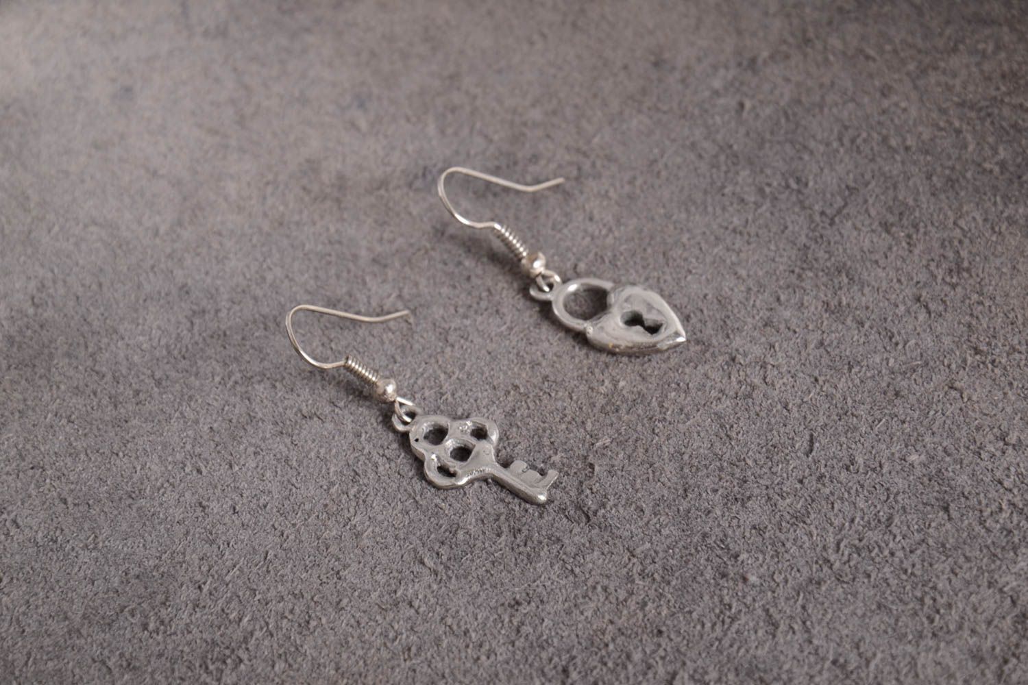 Beautiful handmade metal earrings stainless steel earrings gifts for her photo 1
