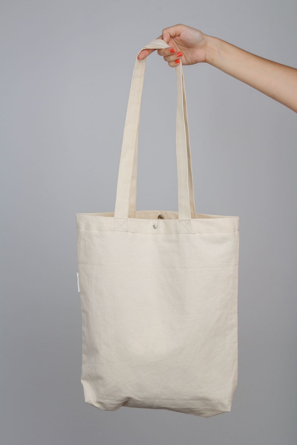 Homemade fabric purse Funny Geometry photo 4