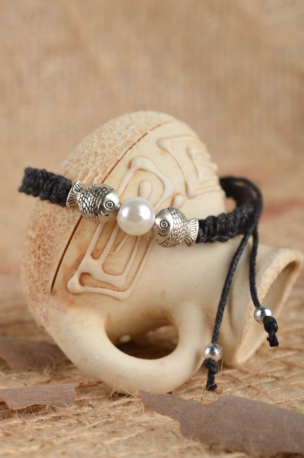 Handmade string bracelet woven thread bracelet cool jewelry designs gift ideas photo 1
