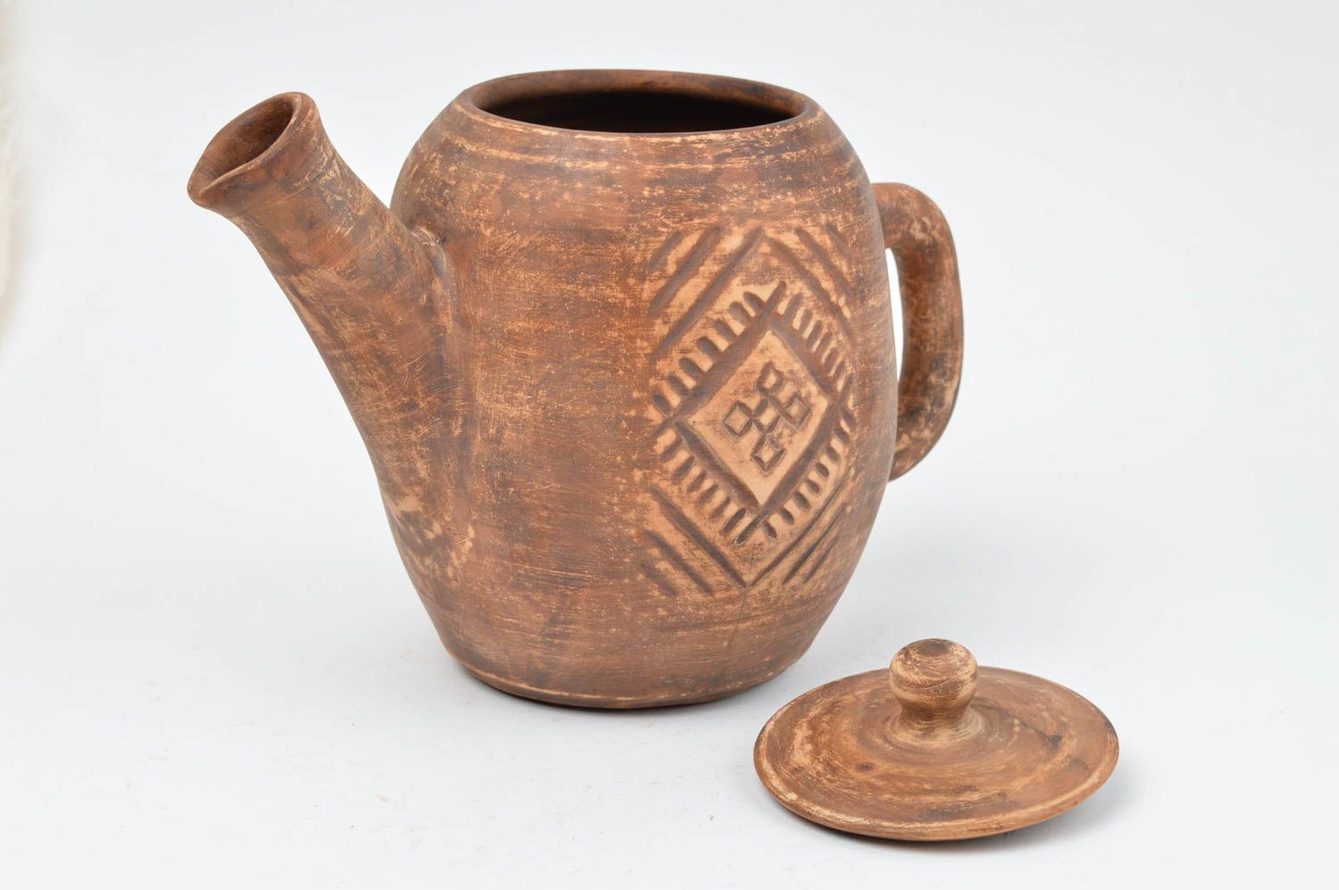 Handmade designer ceramic teapot unusual clay teapot interior decorating ideas photo 4