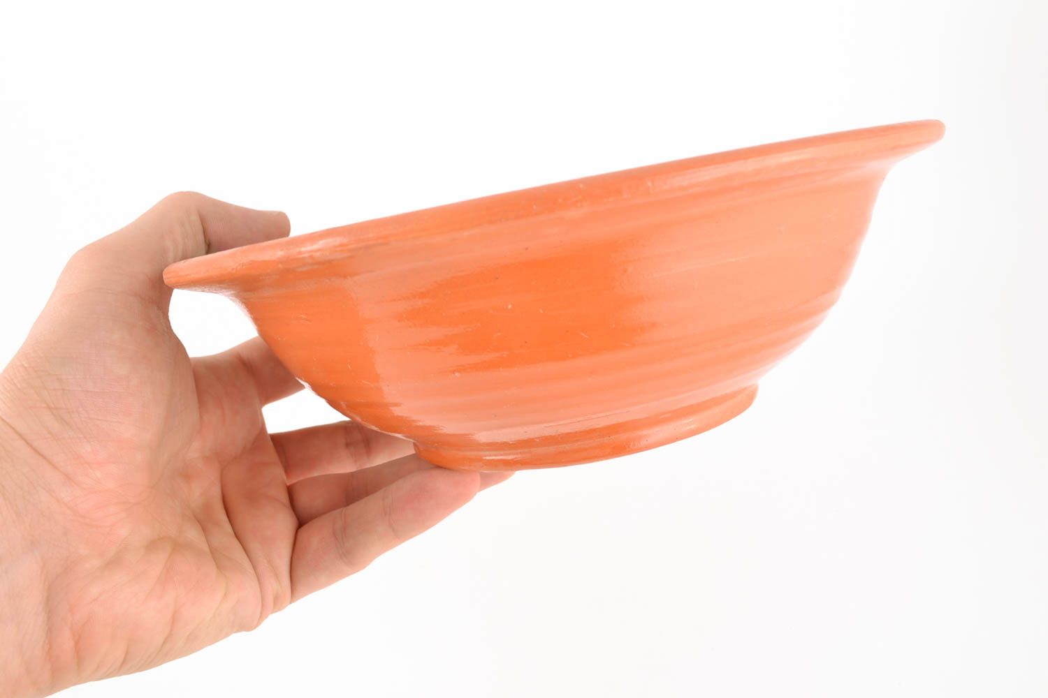 Deep ceramic bowl for soup photo 4
