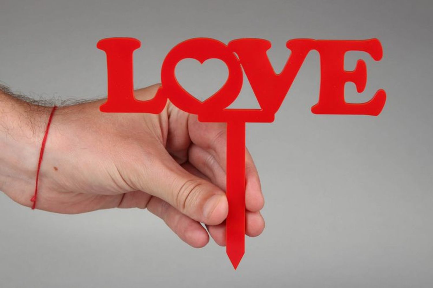 Chipboard mot fait main en bois Love photo 4