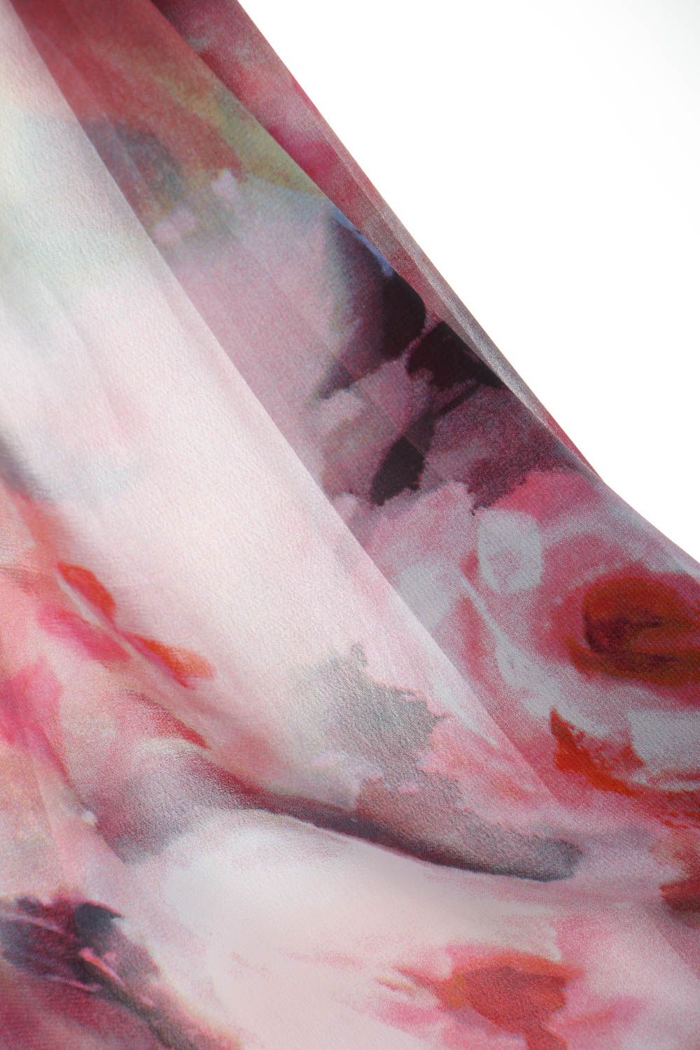 Light silk-chiffon scarf photo 4