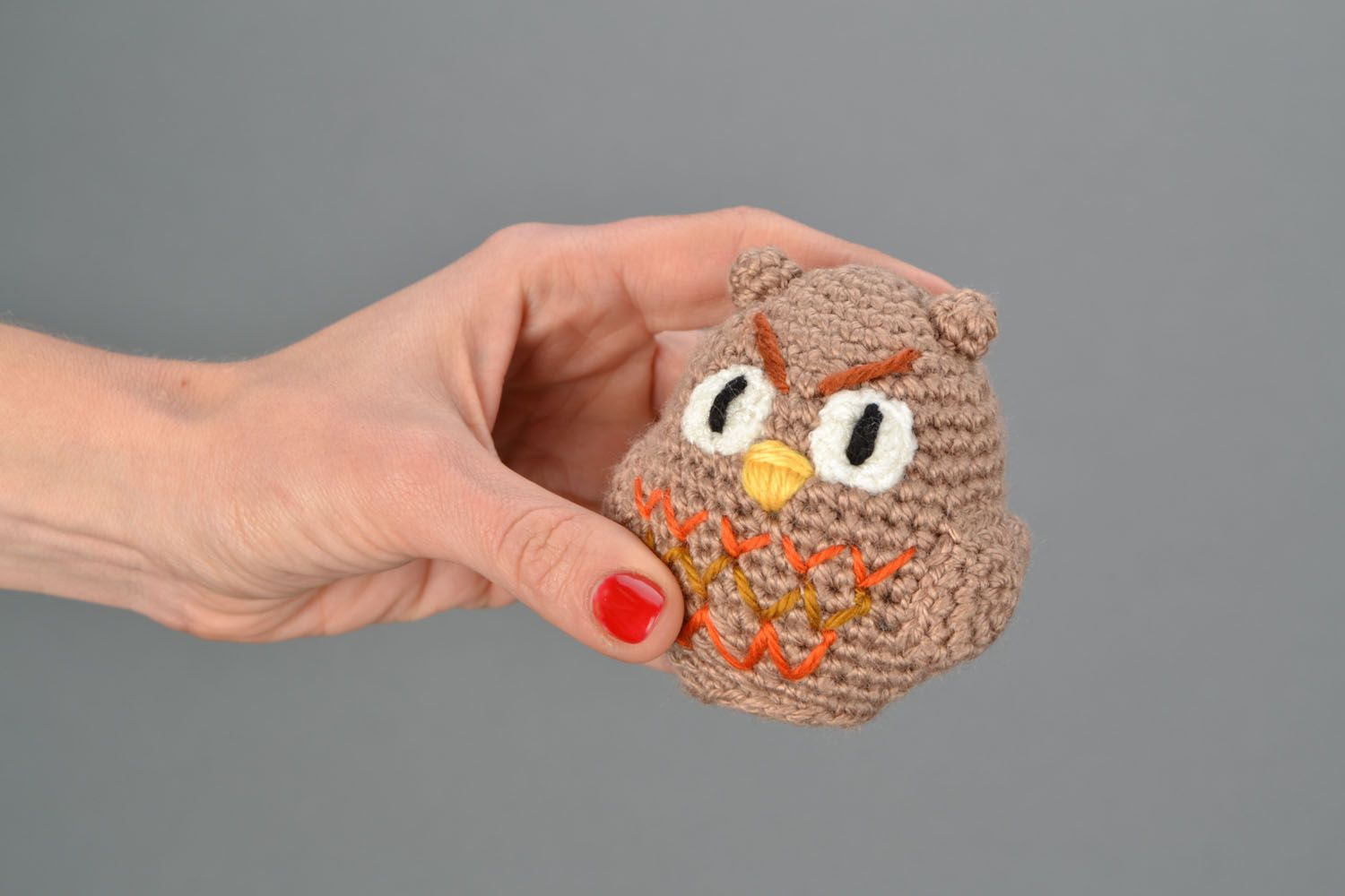 Crocheted toy Owl photo 2