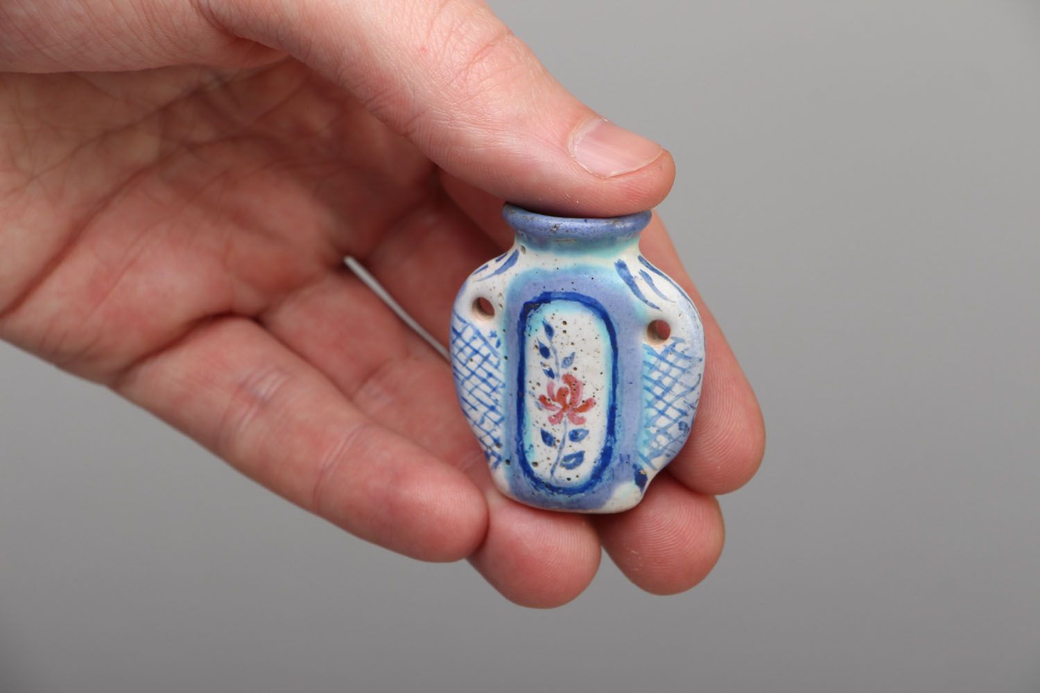 Vase miniature en céramique fait main photo 4