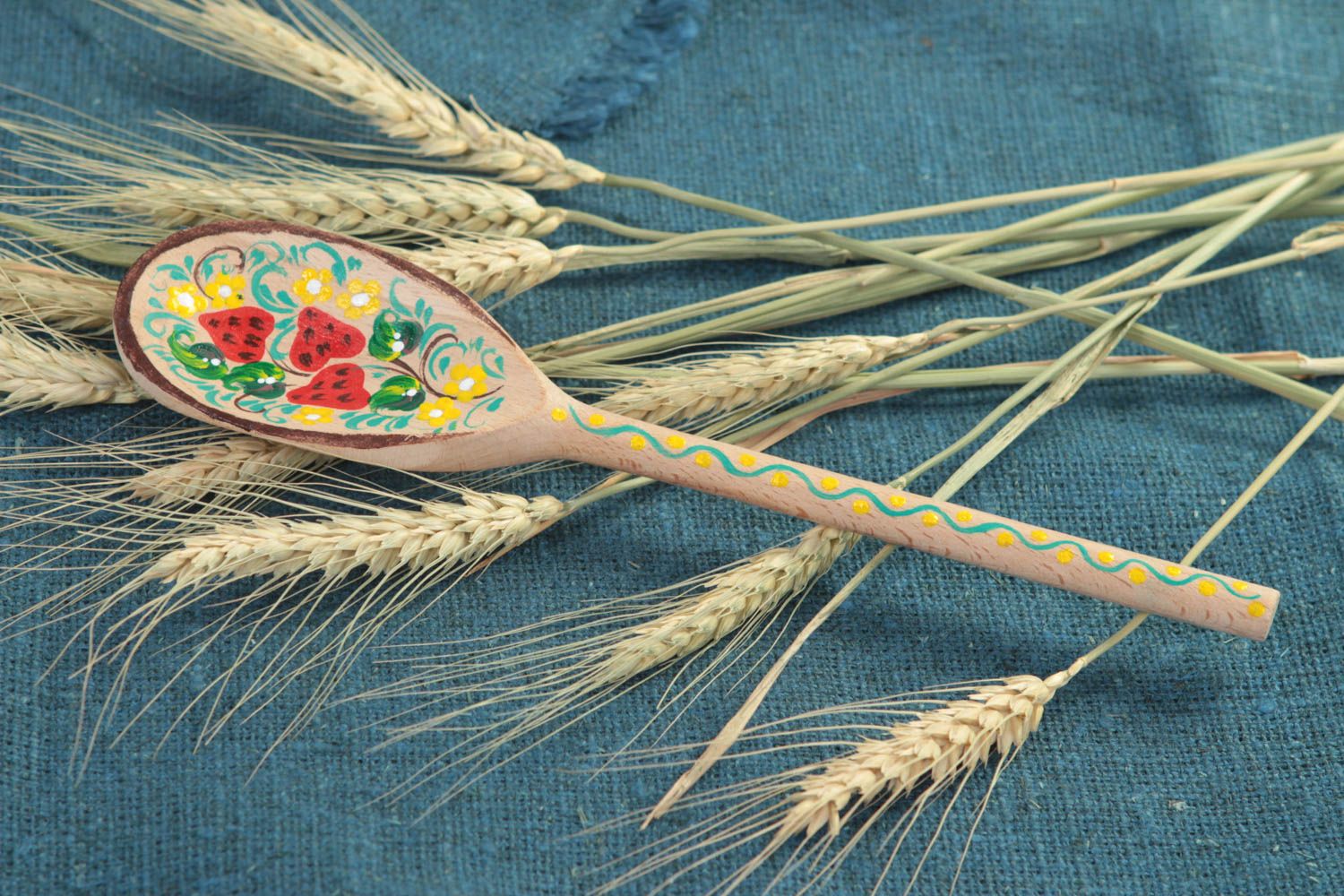 Handmade spoon wooden cutlery unusual gift decorating ideas kitchen accessories photo 1