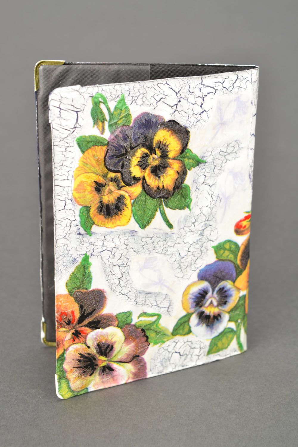 Passport cover with decoupage photo 3