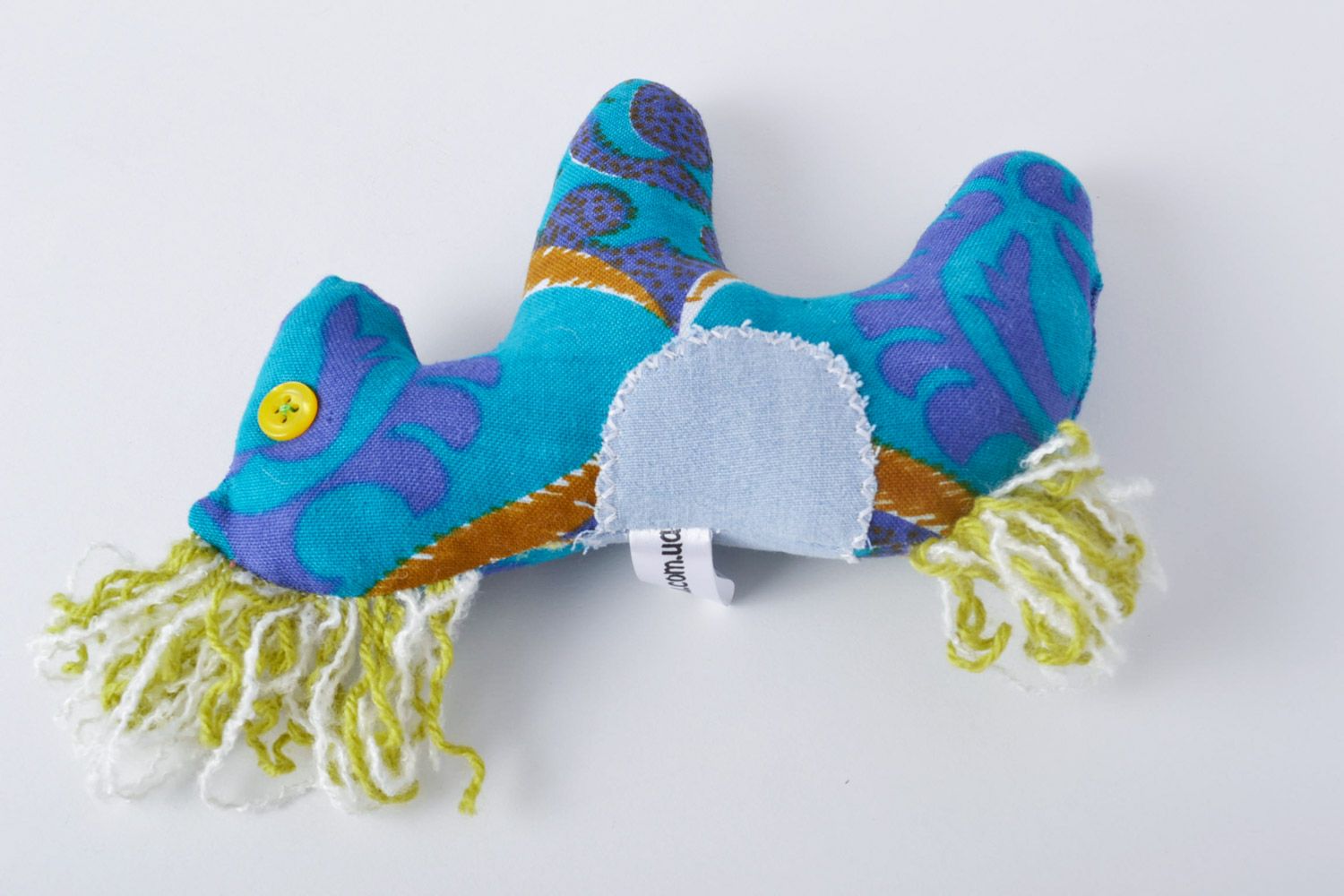 Petit jouet mou en textile fait main Cheval beau avec design de créateur photo 4