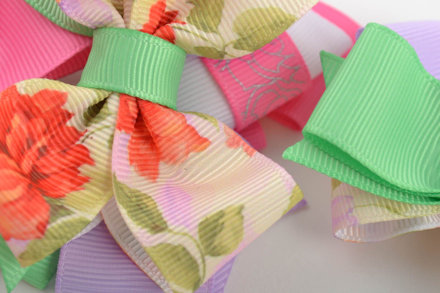 Materials for creative work handmade blank for barrette bow for hair clip photo 3