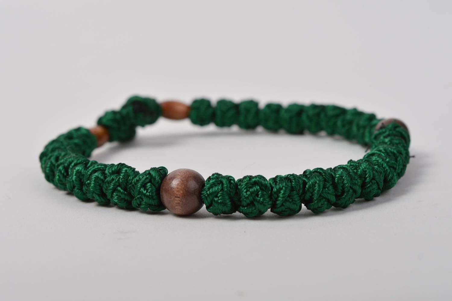 Handmade bracelet unusual rosary gift for women designer bracelet with beads photo 5