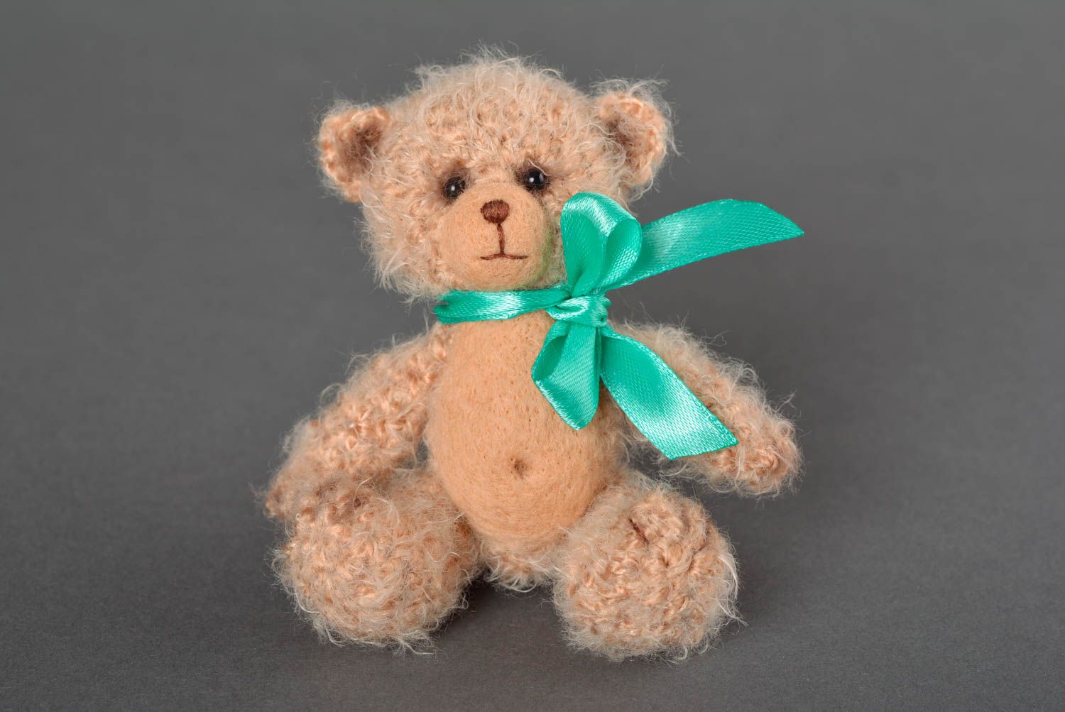 Peluche ours fait main Jouet au crochet petit mignon Cadeau pour enfant photo 1