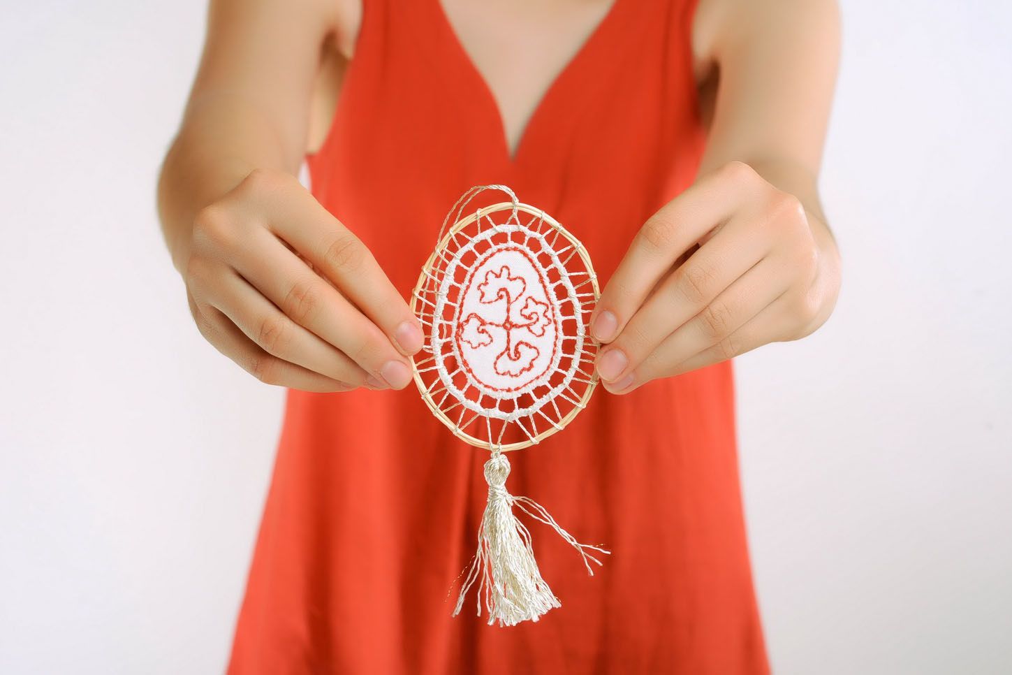 Interior pendant with embroidery photo 2