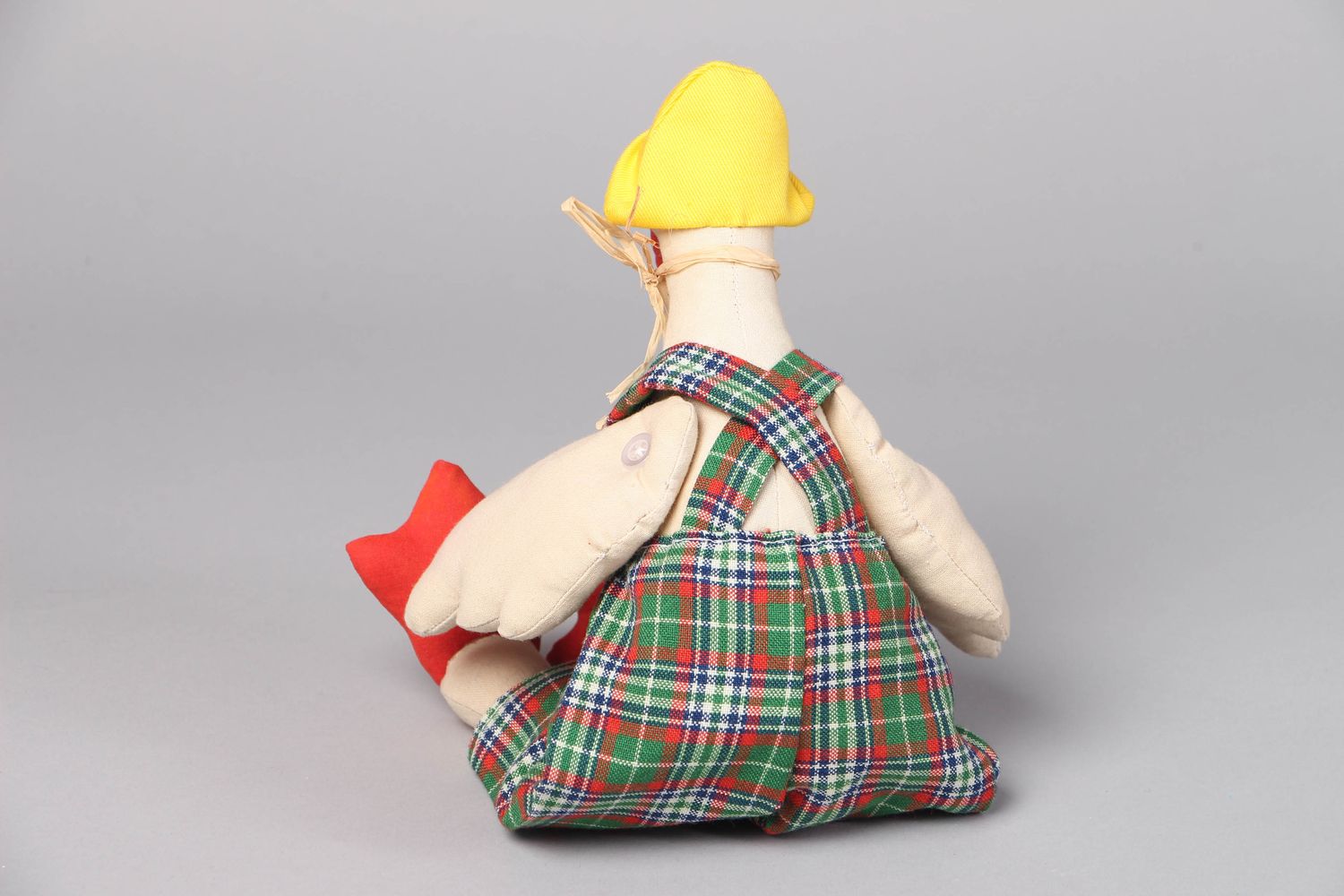 Handmade soft toy goose photo 3