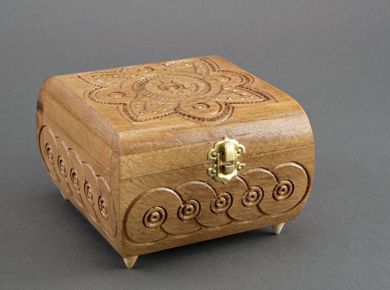 Wooden box with inlay photo 3