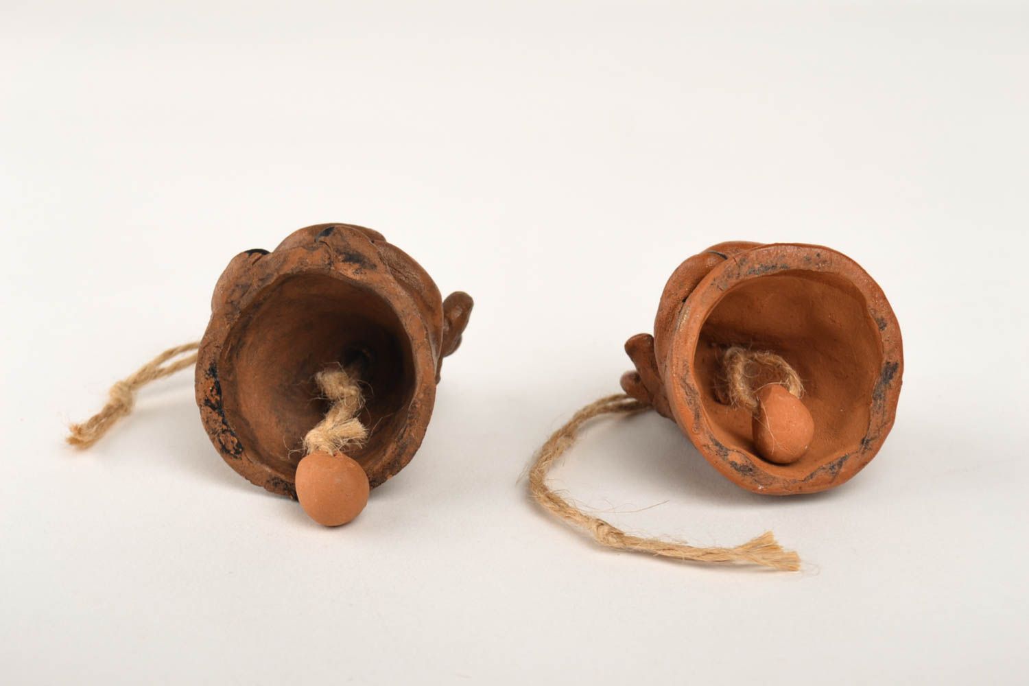 Campanas de cerámica hechas a mano decoraciones de interiores regalo original foto 2