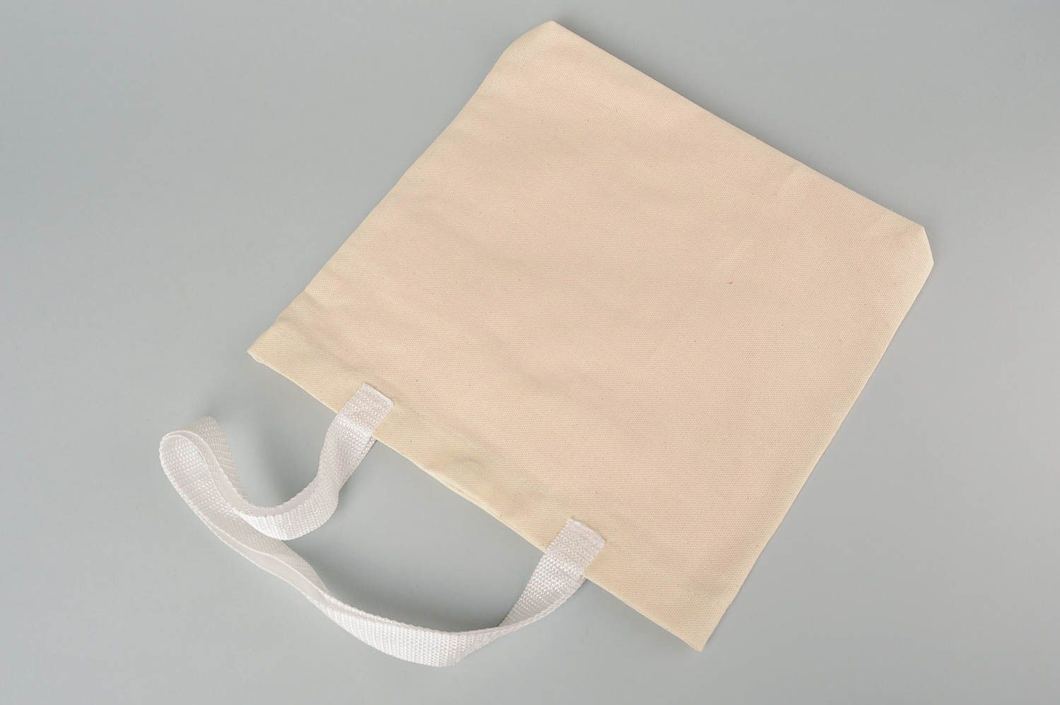 Handmade textile bag with painting designer large bag fabric handbag for women photo 3