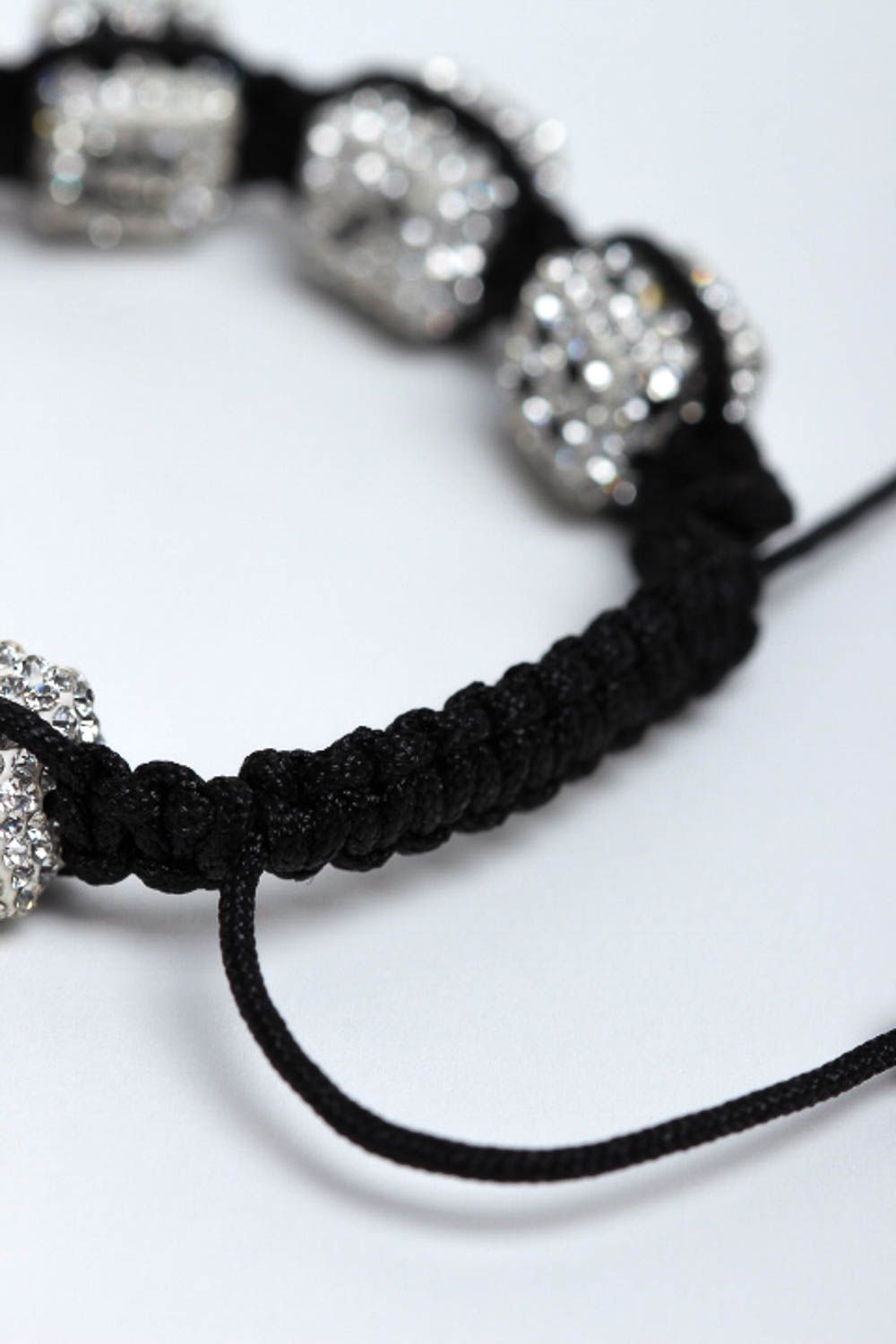 Woven bracelet handmade beaded bracelet with stylish evening jewelry for girls photo 5