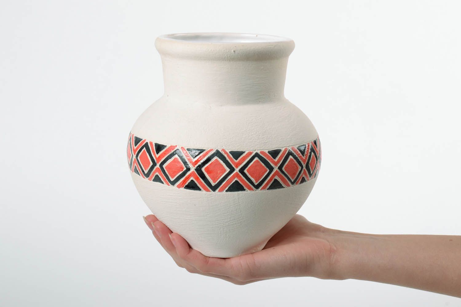 White ceramic milk 30 oz pitcher for everyday use 2 lb photo 2