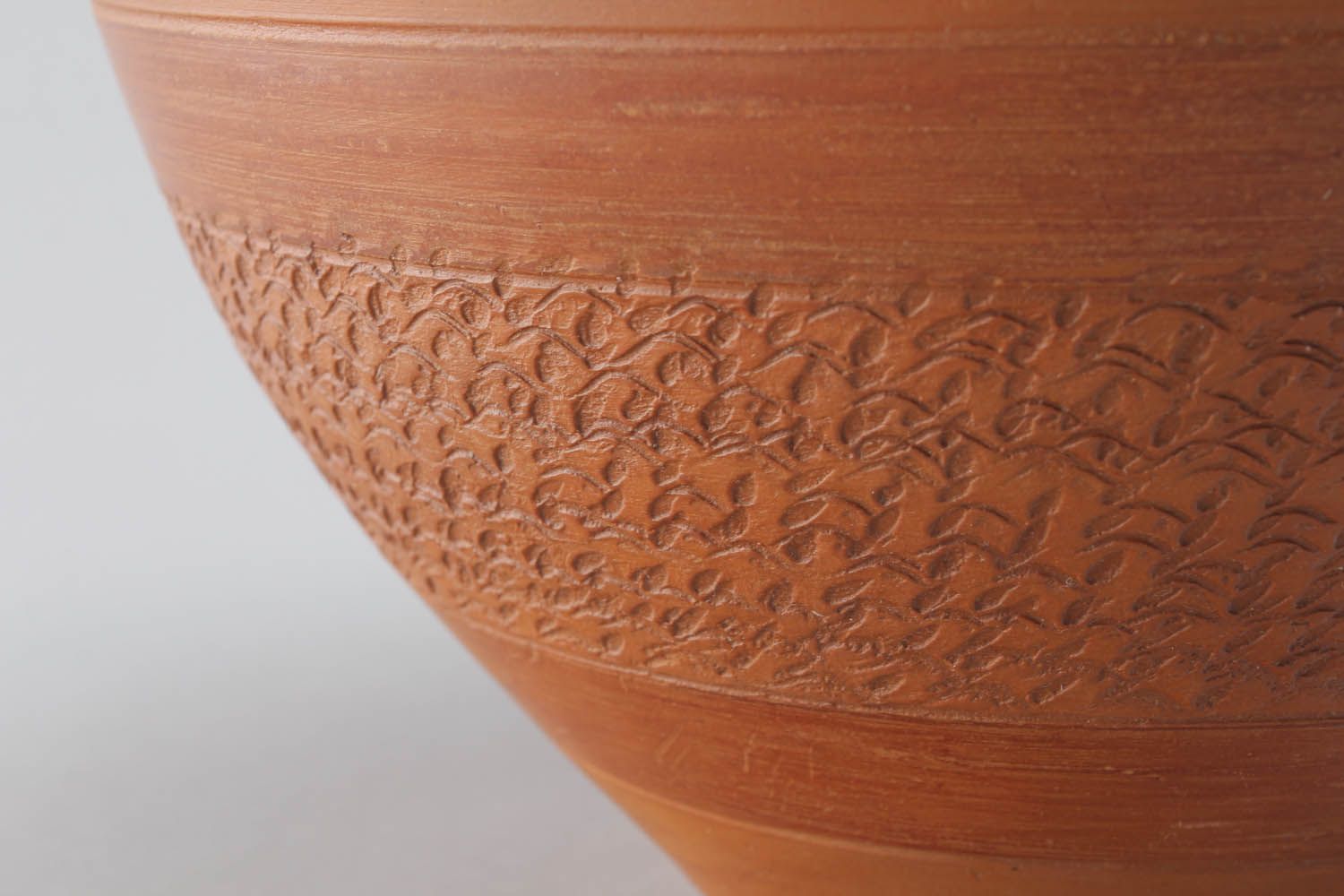 Handgemachter Topf aus Keramik foto 3