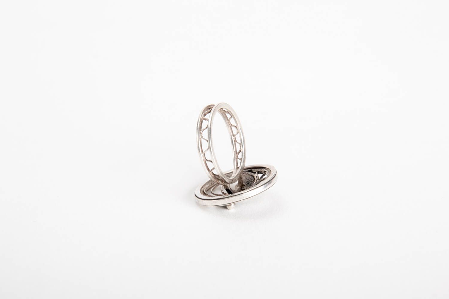 Кольцо из серебра украшение ручной работы женское кольцо авторское украшение фото 5