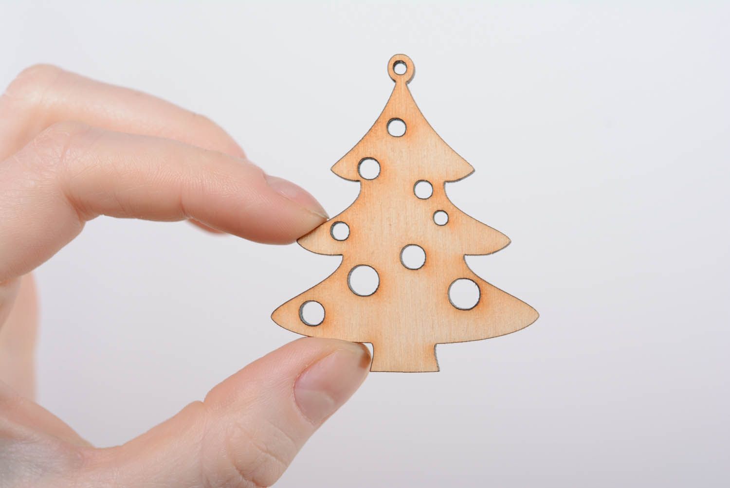 Craft blank for New Year's decoration Christmas Tree photo 4