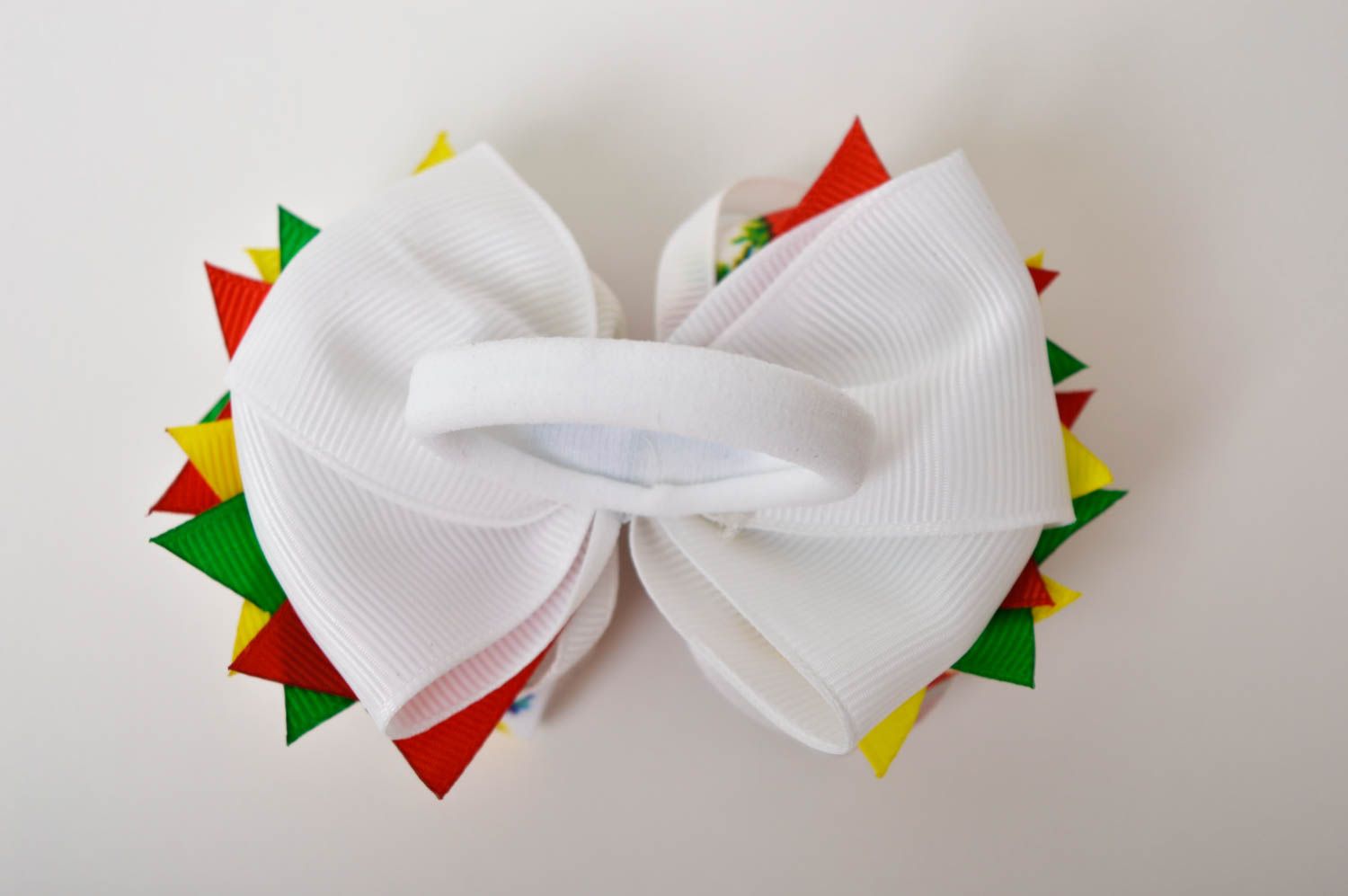 Handmade bow hair tie bow hair scrunchie girls hair accessories gifts for girls photo 3