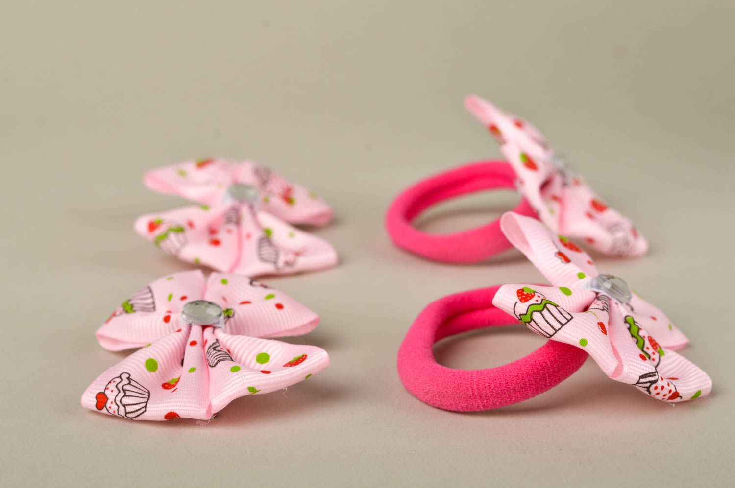 Handmade barrettes hair accessories hair ornaments ribbon scrunchies for babies photo 4