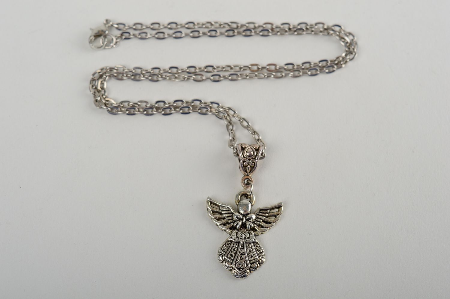 Handmade angel pendant metal jewelry for women metal pendant for girls photo 2