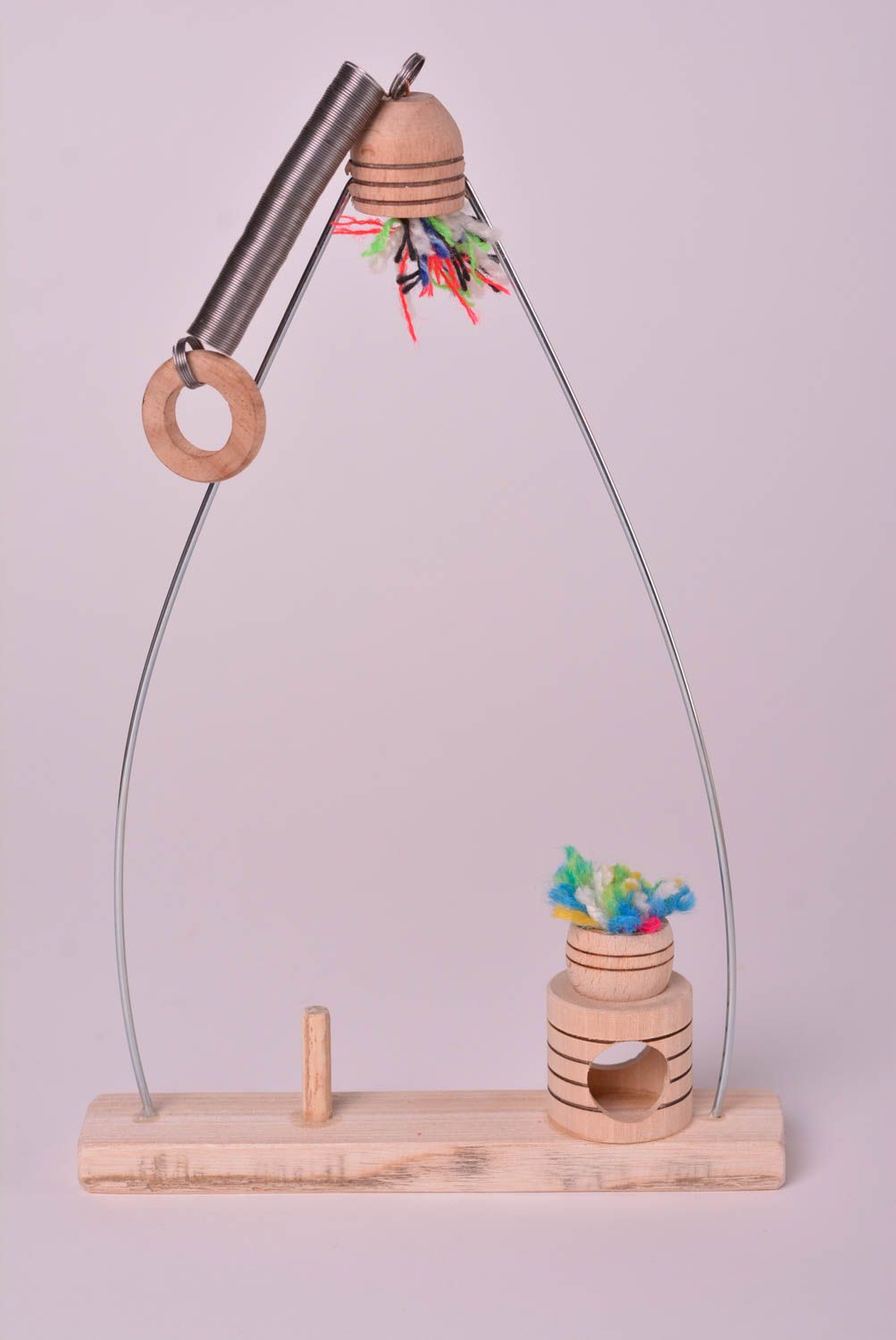 Игрушка ручной работы симпатичная игрушка из дерева необычный подарок ребенку фото 5