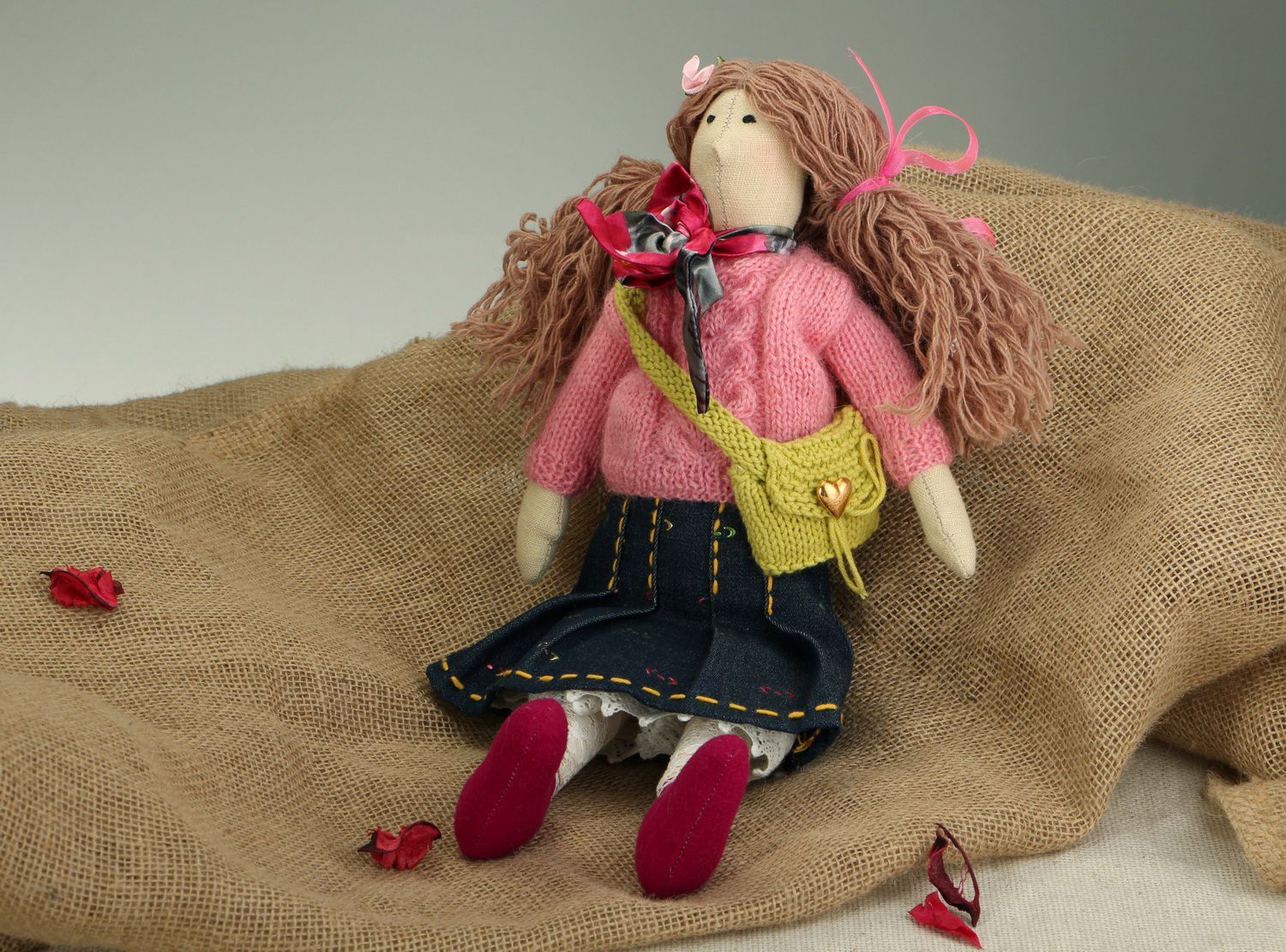 Tilde doll made from natural materials photo 5