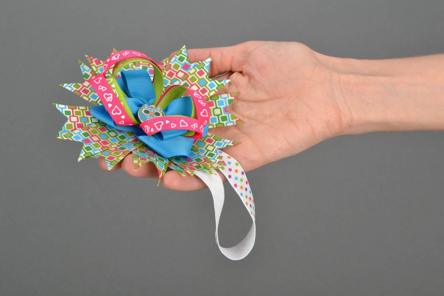 Headband made of ribbons photo 2