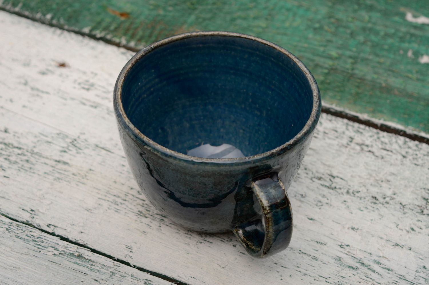 Tasse céramique à thé couverte de glaçure photo 2