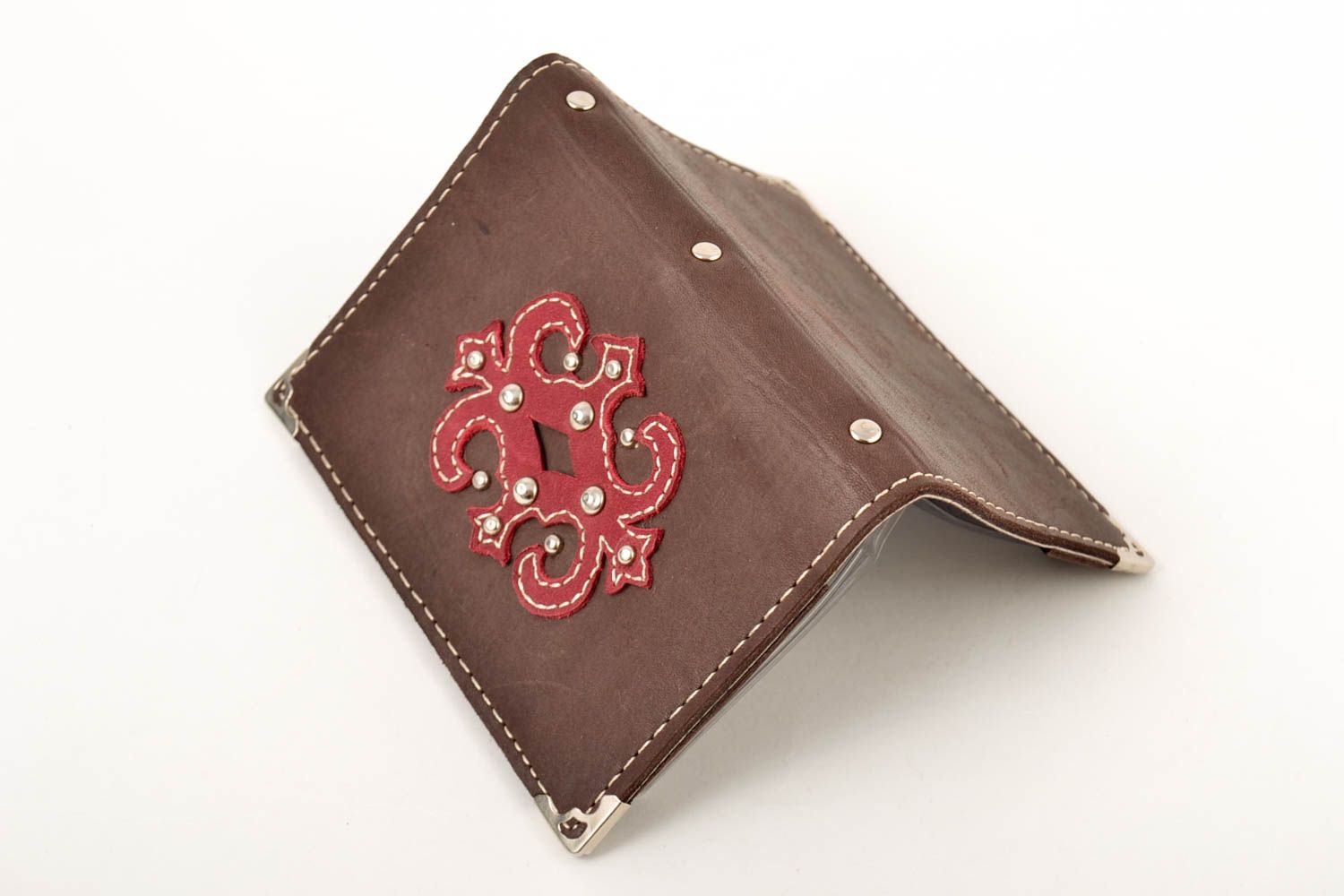 Driving license holder handmade leather goods leather accessories gifts for men photo 5