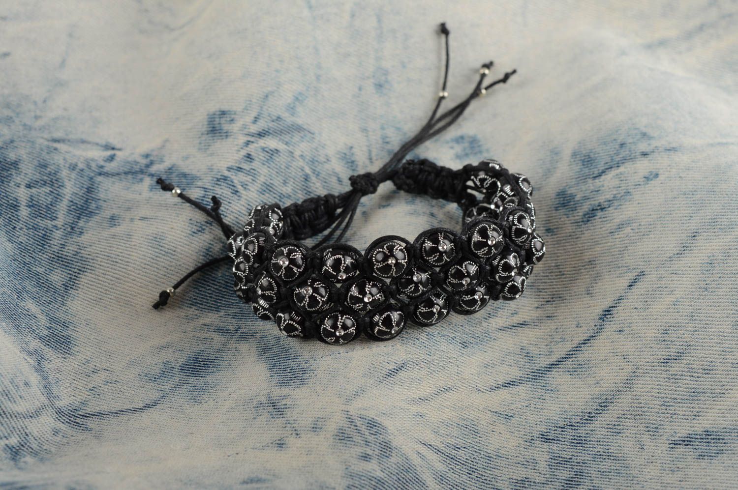 Handmade bracelet cord bracelet bead jewelry fashion accessories gifts for her photo 1