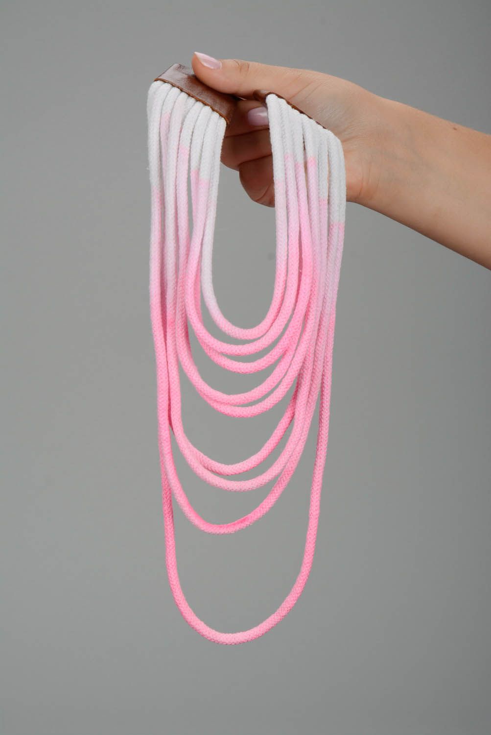 Necklace Pink Octopus photo 5