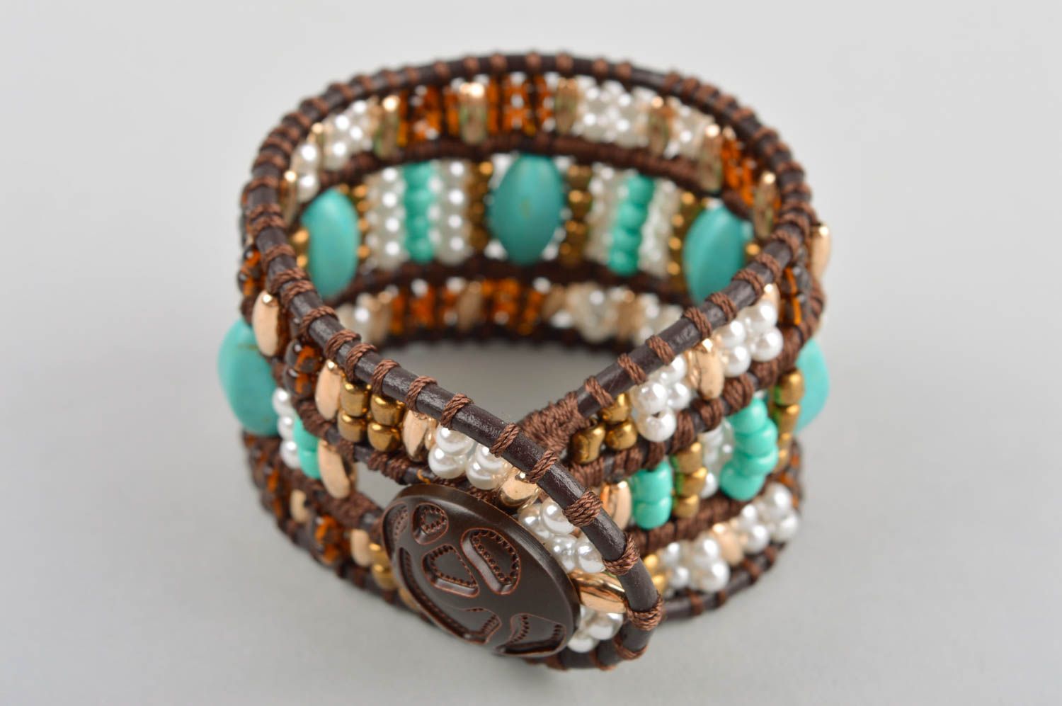 Handmade bracelet unusual bracelet designer jewelry for women gift for her photo 3