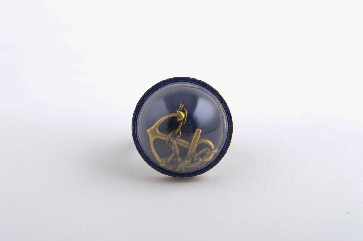 Необычное кольцо ручной работы элитная бижутерия красивое кольцо круглое фото 2