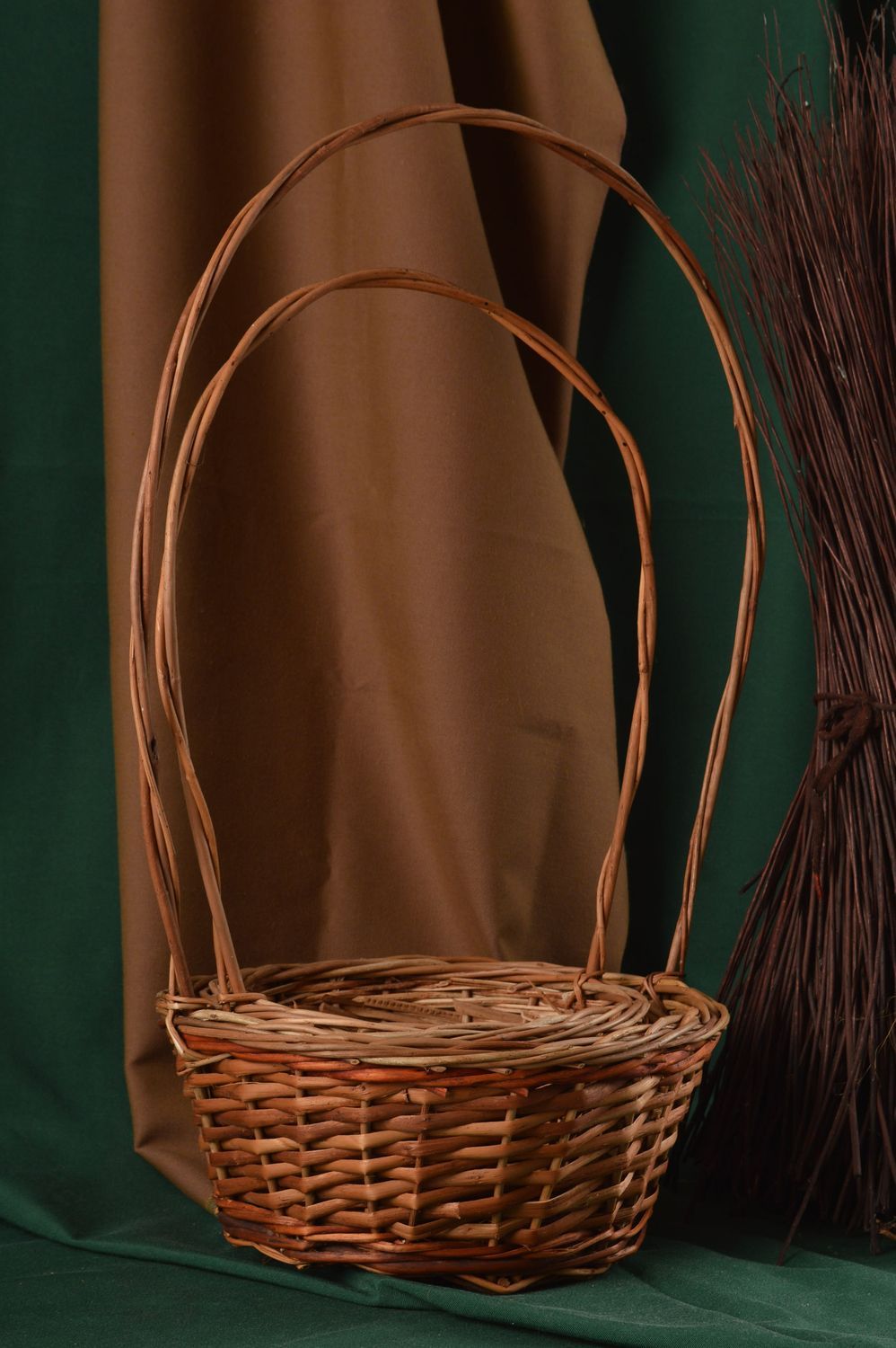 Handmade designer woven baskets 2 beautiful baskets stylish home decor photo 1