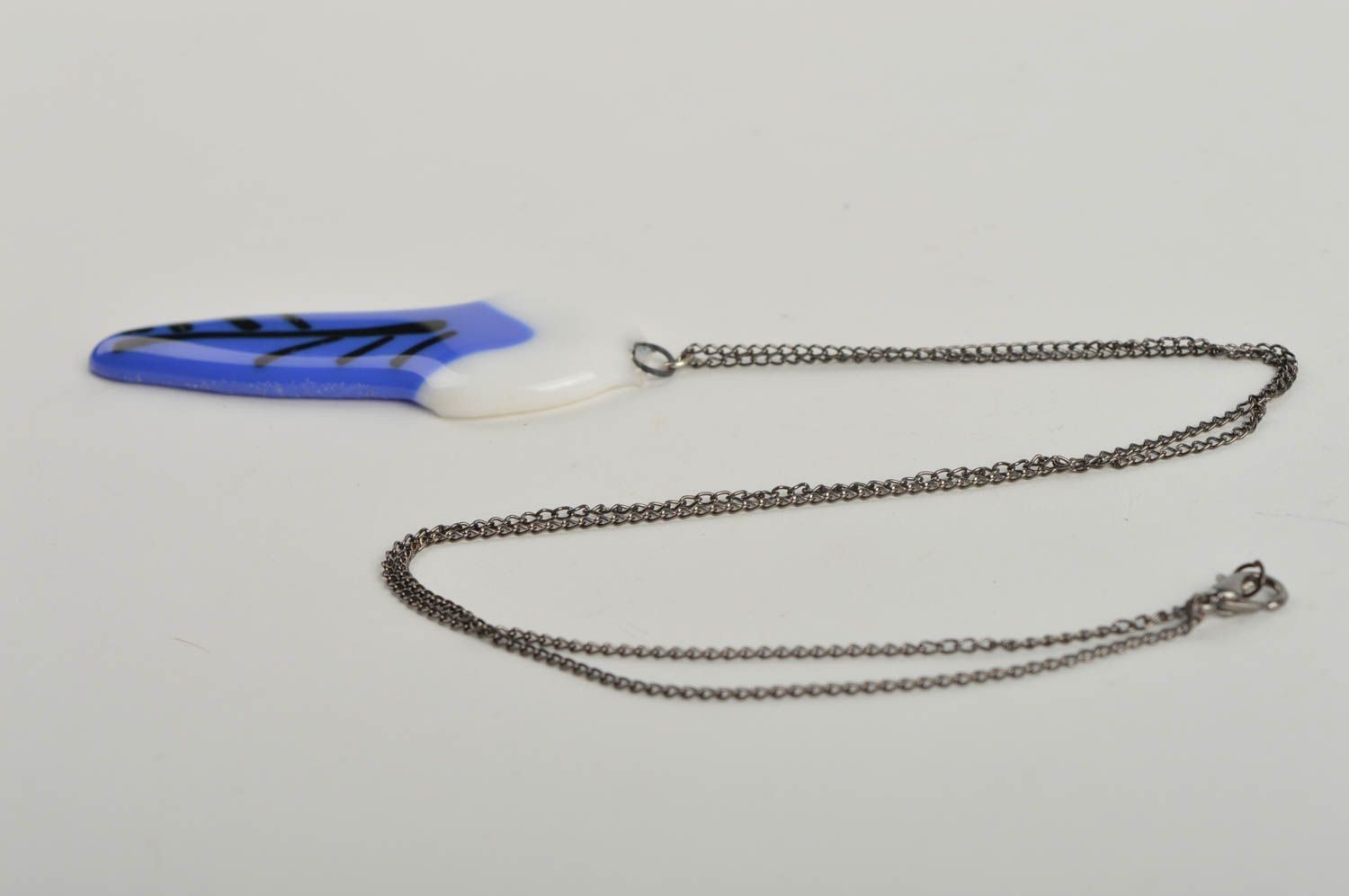 Handgefertigt Glasfusing Schmuck Ketten Anhänger Halskette mit Anhänger foto 5