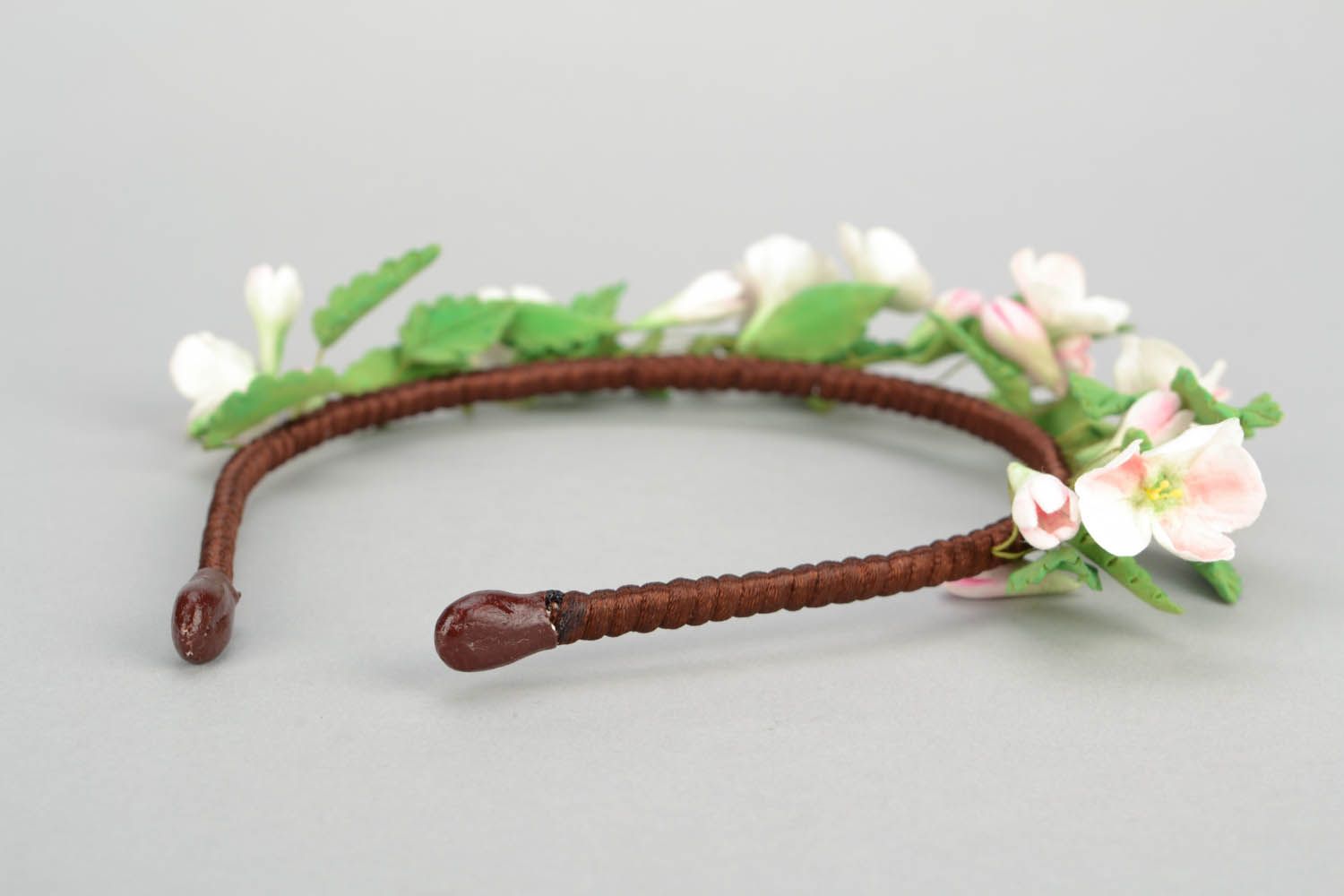 Handmade floral headband photo 5