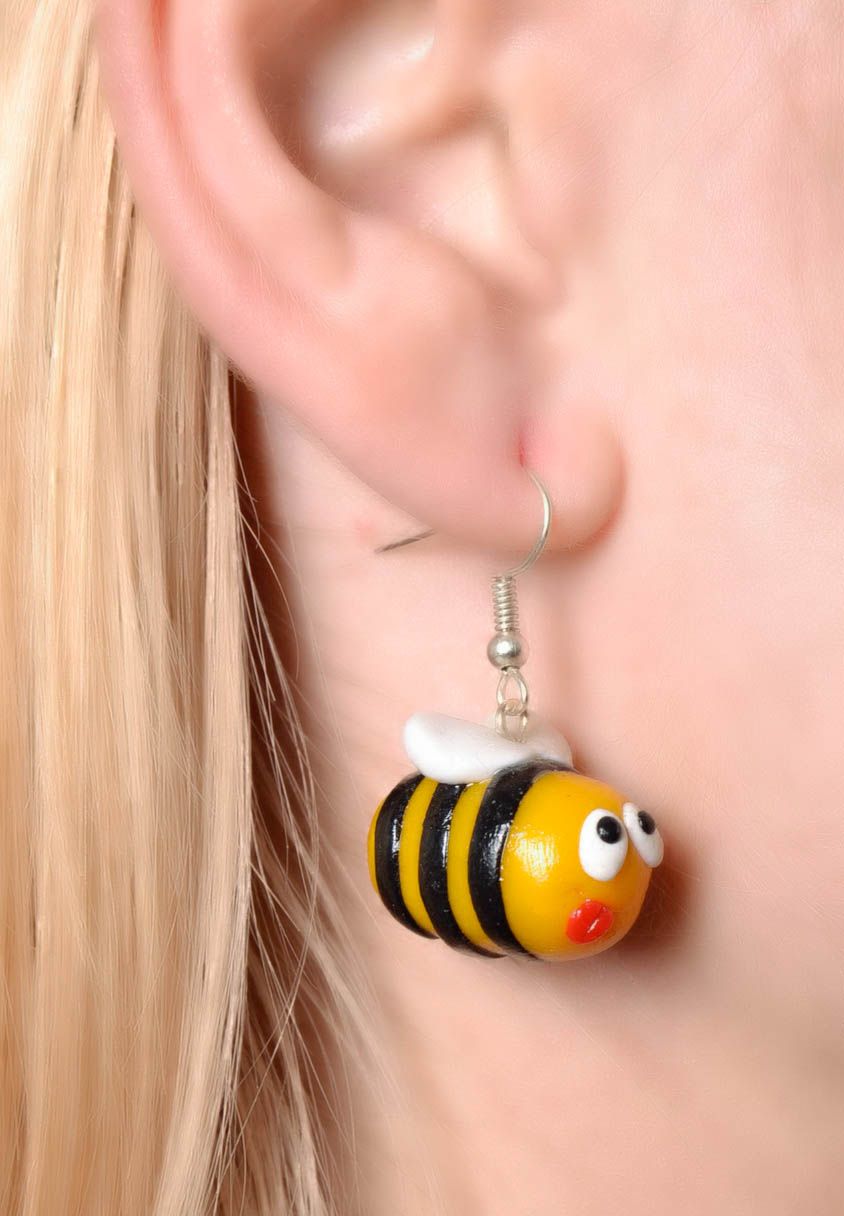 Earrings Bees photo 4