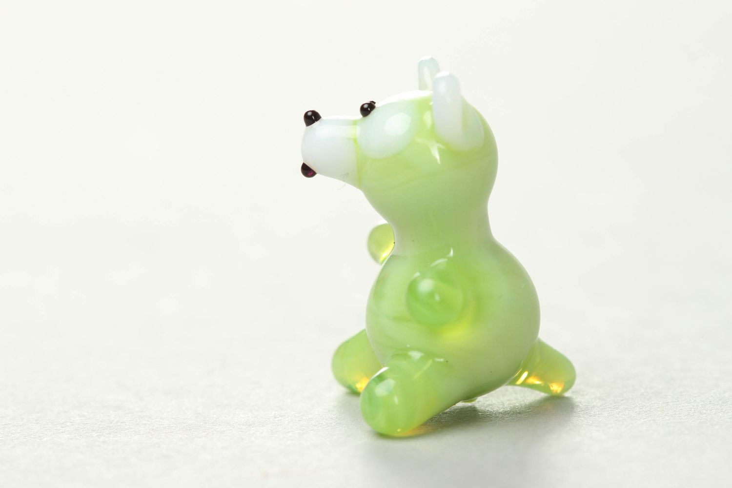 Handmade glass figurine Bear Cub photo 2